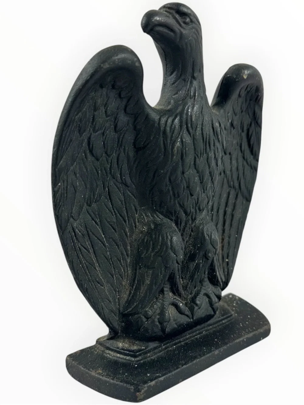 Vintage Cast Iron American Eagle Bookend Federal Americana Patriotic Decor
